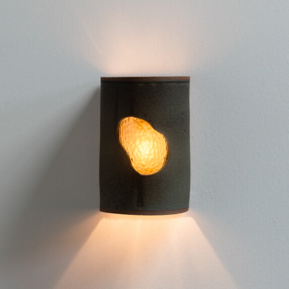 Olive Wall Sconce with Glass