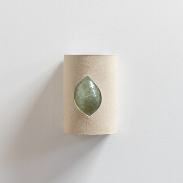 Sand Wall Sconce with Glass