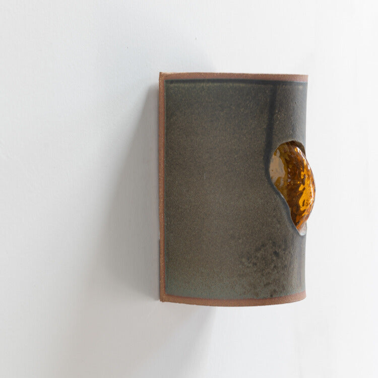 Olive Wall Sconce with Glass